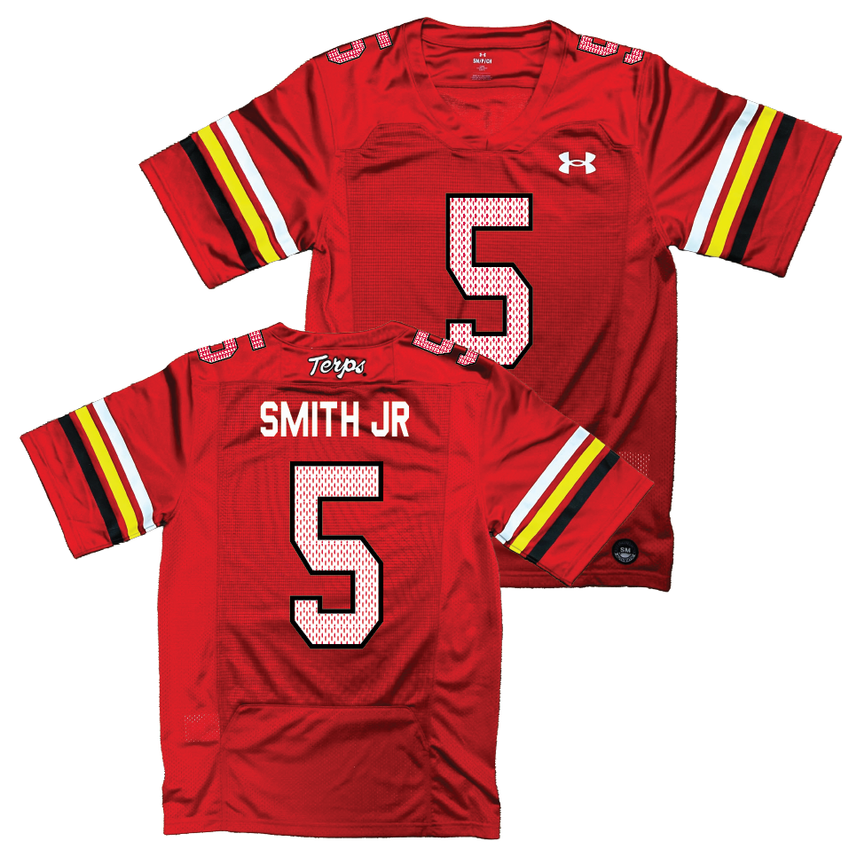 Maryland Under Armour NIL Replica Football Jersey   - Octavian Smith Jr