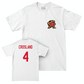 Baseball White Testudo Comfort Colors Tee  - Jordan Crosland