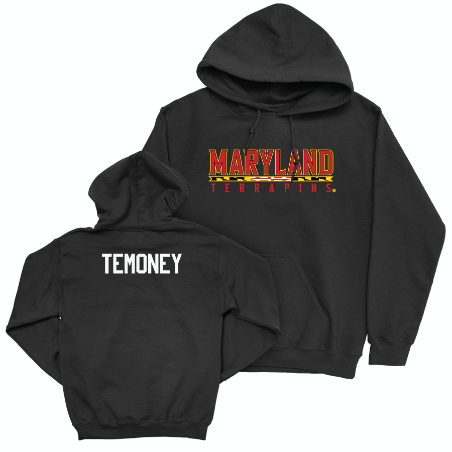 Men's Track & Field Black Maryland Hoodie  - Reece Temoney